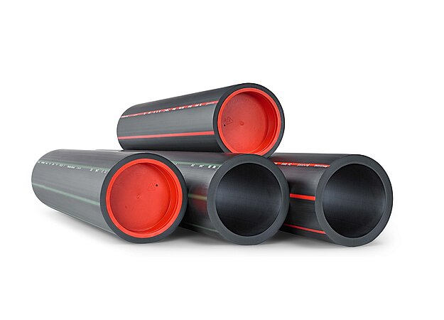 Pressure pipes made of PE 100 RC
